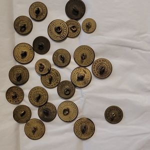 Antique war buttons